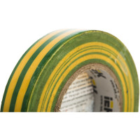 Изолента ПВХ 15мм, 20м, желто-зеленая IEK ИЭК UIZ-13-10-K52