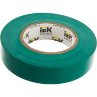 Изолента ПВХ 15мм, 20м, зеленая IEK ИЭК UIZ-13-10-K06