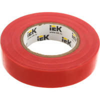 Изолента ПВХ 15мм, 20м, красная IEK ИЭК UIZ-13-10-K04