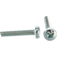 Винт DIN 7985 с полукруглой головкой, оцинкованный М6х30, 50шт - коробка Tech-Krep 105227