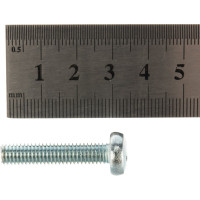 Винт DIN 7985 с полукруглой головкой, оцинкованный М6х30, 50шт - коробка Tech-Krep 105227