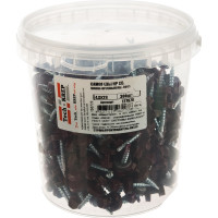 Кровельный саморез Tech-Krep КР сверло 4,8х28 RAL-3005 винно-красный 300 шт, ведро 127870