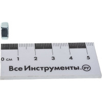 Шестигранная гайка DIN 934 оцинкованная М6, 200шт - коробка Tech-Krep 105247