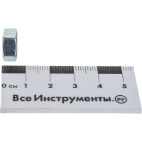 Шестигранная гайка DIN 934 оцинкованная М8, 100шт - коробка Tech-Krep 105248