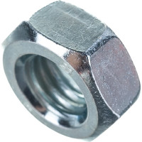 Шестигранная гайка DIN 934 оцинкованная М10, 50шт - коробка Tech-Krep 105249