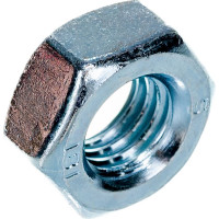 Шестигранная гайка DIN 934 оцинкованная М10, 50шт - коробка Tech-Krep 105249