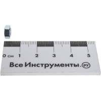 Шестигранная гайка DIN 934 оцинкованная М5, 40шт - пакет Tech-Krep/Zitar 103024