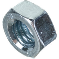 Шестигранная гайка DIN 934 оцинкованная М6, 40шт - пакет Tech-Krep/Zitar 103025