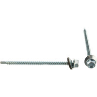 Кровельный саморез Tech-Krep КР ZP сверло 4,8х76 30 шт, коробка с окном 124636