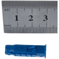 Распорный дюбель Чапай 8х30 шипы+усы, полипропилен 45шт - пакет Tech-Krep 112962