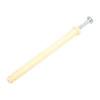 Дюбель-гвоздь 6х80 потайная манжета, нейлон 100шт - ведро Tech-Krep 101334