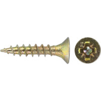 Универсальный саморез Tech-Krep 20х4,0 мм 200 шт желтый, коробка с окном 102241