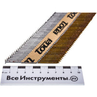 Гвоздь по дереву (3,05х75 мм, 2000шт.) рифленый TOUA 30575RIBrt