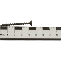 Саморез по дереву VIPКрепеж черный 3,5х45 к 180 шт 30114 VIPS