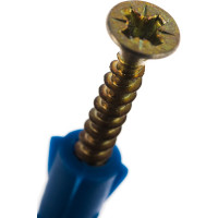 Дюбель ежик VIPКрепеж для крепления плинтусов 6х30 8 шт 13902 VIPS