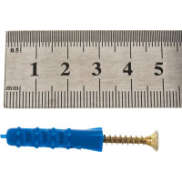 Дюбель ежик VIPКрепеж для крепления плинтусов 6х30 8 шт 13902 VIPS