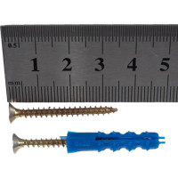 Дюбель ежик VIPКрепеж для крепления плинтусов 6х30 8 шт 13902 VIPS