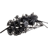 Дюбель для изоляции с пластиковым гвоздем Крепежная техника 10х120 50шт 471004 БК