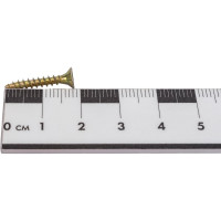 Шуруп, жёлтый цинк Крепежная техника 3,0х20 1000шт 431306 БК