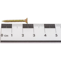 Шуруп, жёлтый цинк Крепежная техника 3,0х25 1000шт 431308 БК