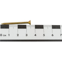 Шуруп, жёлтый цинк Крепежная техника 3,0х35 1000шт 431311 БК