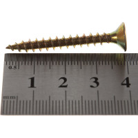 Шуруп, жёлтый цинк Крепежная техника 5,0х40 400шт 431384 БК