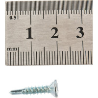 Саморез для оконного профиля, белый Крепежная техника 3.9х19 1000шт 430806 БК