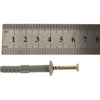 Дюбель-гвоздь с грибовидным бортиком Качественный Крепеж 6х40 40 шт 0200631 КЧ