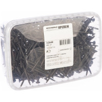 Саморез Качественный Крепеж 3,5х45 потай, крупная резьба, оксид 650 шт 1000367 КЧ