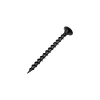 Саморез Качественный Крепеж 3,5х45 потай, крупная резьба, оксид 650 шт 1000367 КЧ