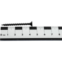 Саморез Качественный Крепеж 3,5х45 потай, крупная резьба, оксид 650 шт 1000367 КЧ