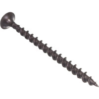 Саморез Качественный Крепеж 3,5х55 потай, крупная резьба, оксид 100 шт 0200371 КЧ