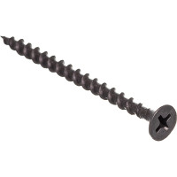 Саморез Качественный Крепеж 3,5х55 потай, крупная резьба, оксид 100 шт 0200371 КЧ