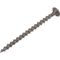 Саморез Качественный Крепеж 3,5х55 потай, крупная резьба, оксид 130 шт 0300371 КЧ