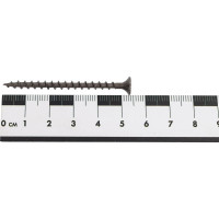 Саморез Качественный Крепеж 3,5х55 потай, крупная резьба, оксид 230 шт 0500371 КЧ