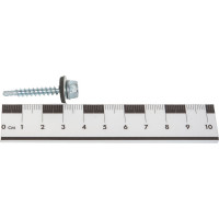 Кровельный саморез Качественный Крепеж 4,8х35 цинк 230 шт 1000169 КЧ