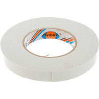 Двусторонняя клейкая лента на вспененной основе AVIORA 19 мм, 10 м, белая 302-020