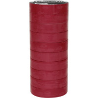 Профессиональная изолента AVIORA ПВХ, 19 мм, 20 м, красная 305-032