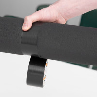 Клейкая лента для герметизации AVIORA 48 мм, 25 м, черная 302-050