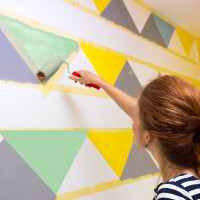 Креппированная клейкая бумажная/малярная лента AVIORA 50 мм, 50 м 304-010