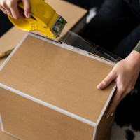 Упаковочная клейкая лента AVIORA 50 мм, 66 м, 50 мкм 301-001