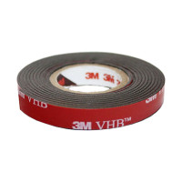 Монтажная универсальная лента 3М чёрная 12 мм х 1,5 м 4607166909497