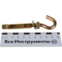Анкерный болт с крюком Tech-Krep/Zitar 10х60 2 шт - пакет 104680