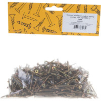 Универсальный саморез по дереву КрепСтройГрупп 3х35 желтый цинк, 500 шт. 145417