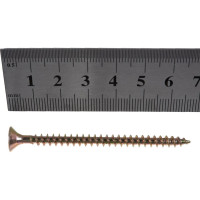 Универсальный саморез по дереву КрепСтройГрупп 5х70 желтый цинк, 100 шт. 145450