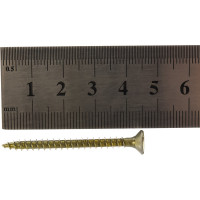 Универсальный саморез по дереву КрепСтройГрупп 4х45 желтый цинк, 250 шт. 145436