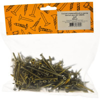 Универсальный саморез по дереву КрепСтройГрупп 4х45 желтый цинк, 250 шт. 145436