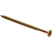 Универсальный саморез по дереву КрепСтройГрупп 4,5х80 желтый цинк, 100 шт. 145429
