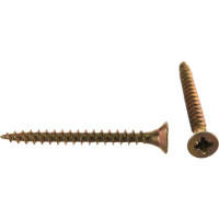 Универсальный саморез по дереву КрепСтройГрупп 3х30 желтый цинк, 500 шт. 145416