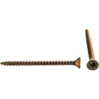 Универсальный саморез по дереву КрепСтройГрупп 3,5х45 желтый цинк, 300 шт. 145411